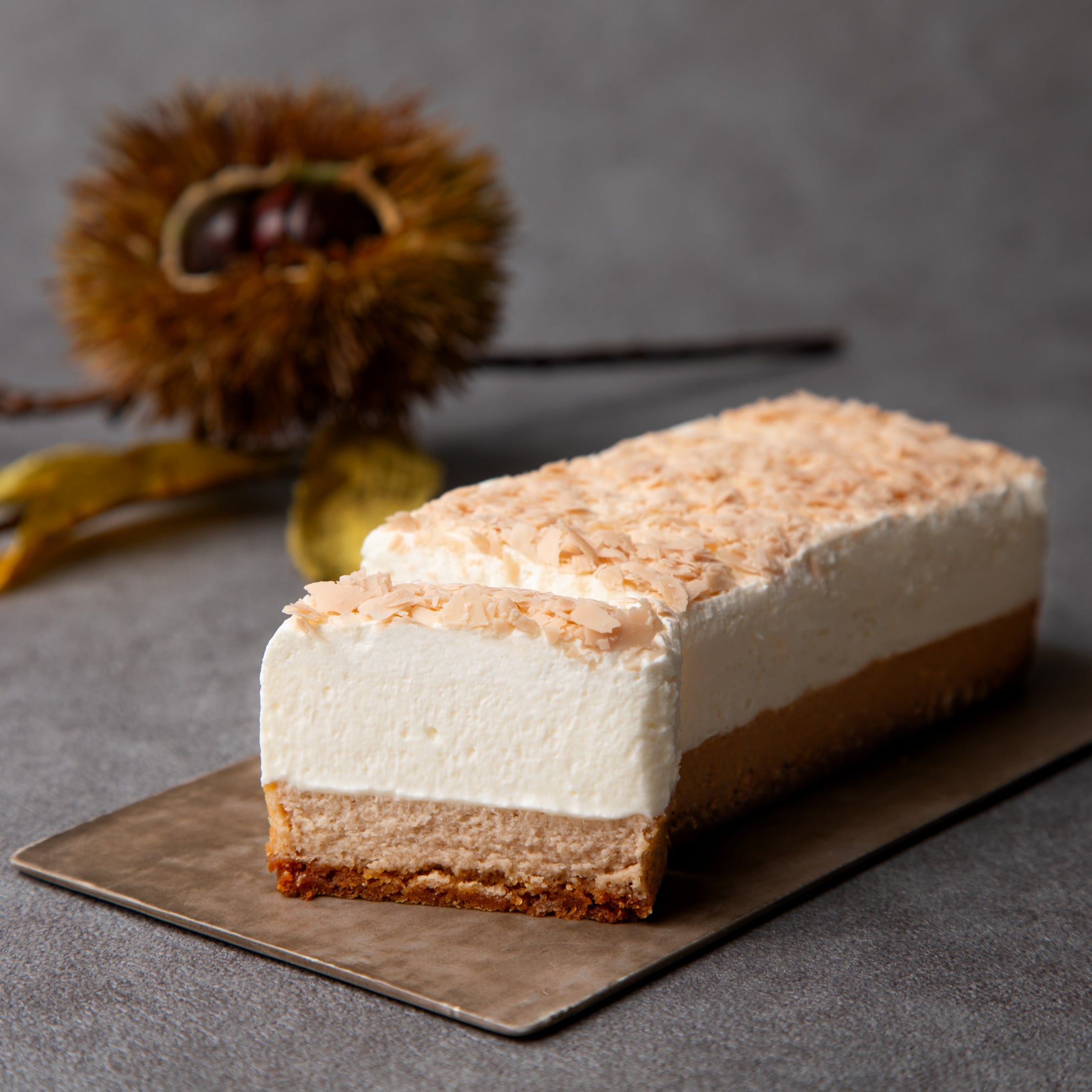 【秋限定】 ミルキーマロンチーズケーキ