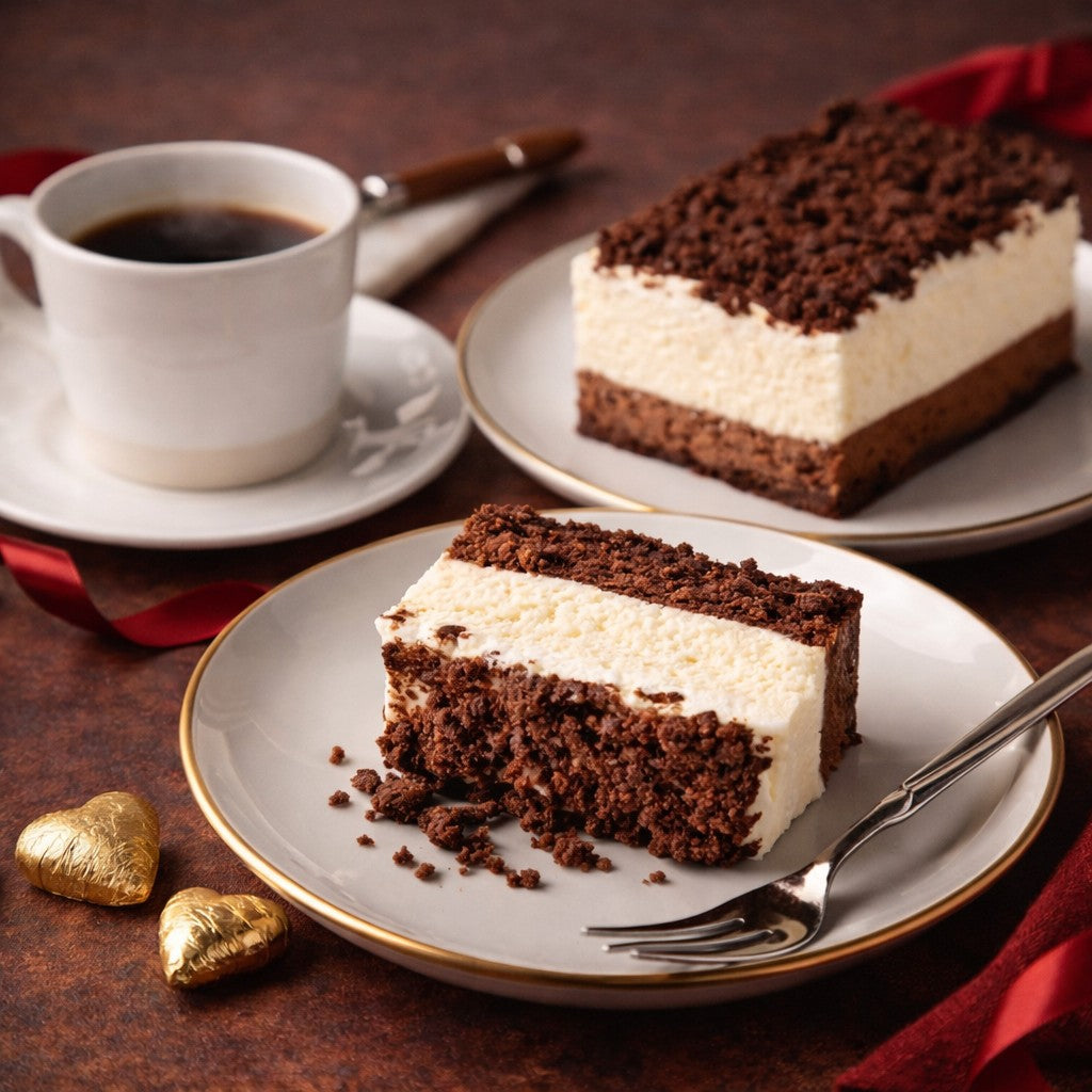 【バレンタイン限定】 北海道根釧 生クリーム仕立て とろけるショコラチーズケーキ