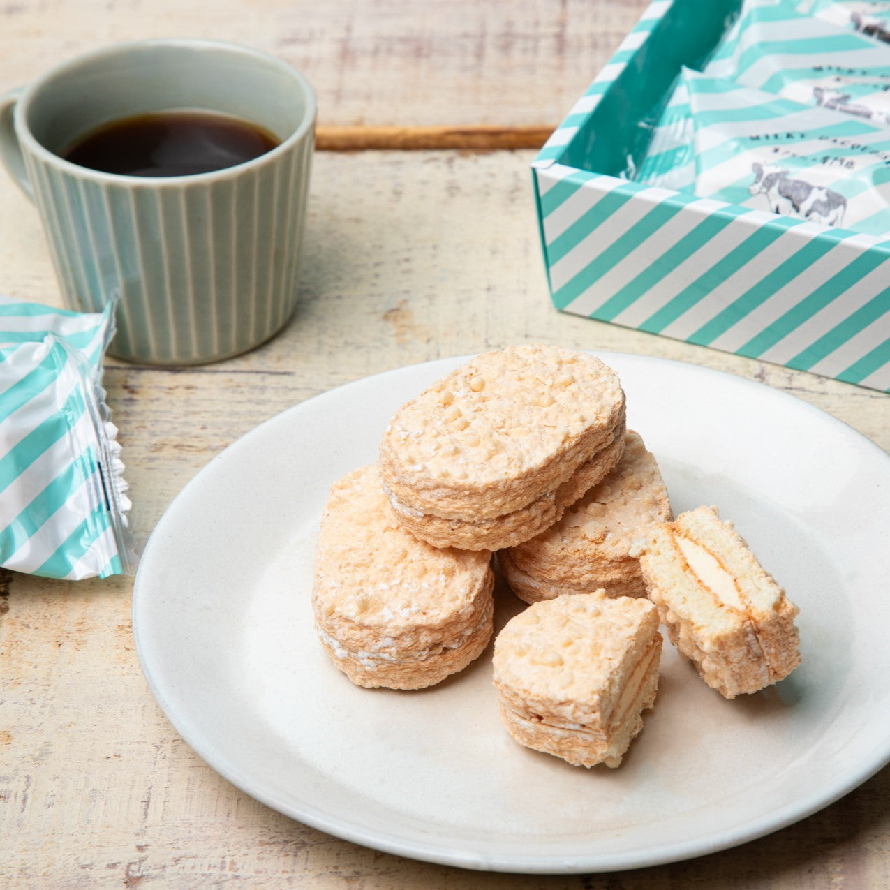 ミルキーダックワーズ4個入り 生クリーム専門店ミルク(milk)