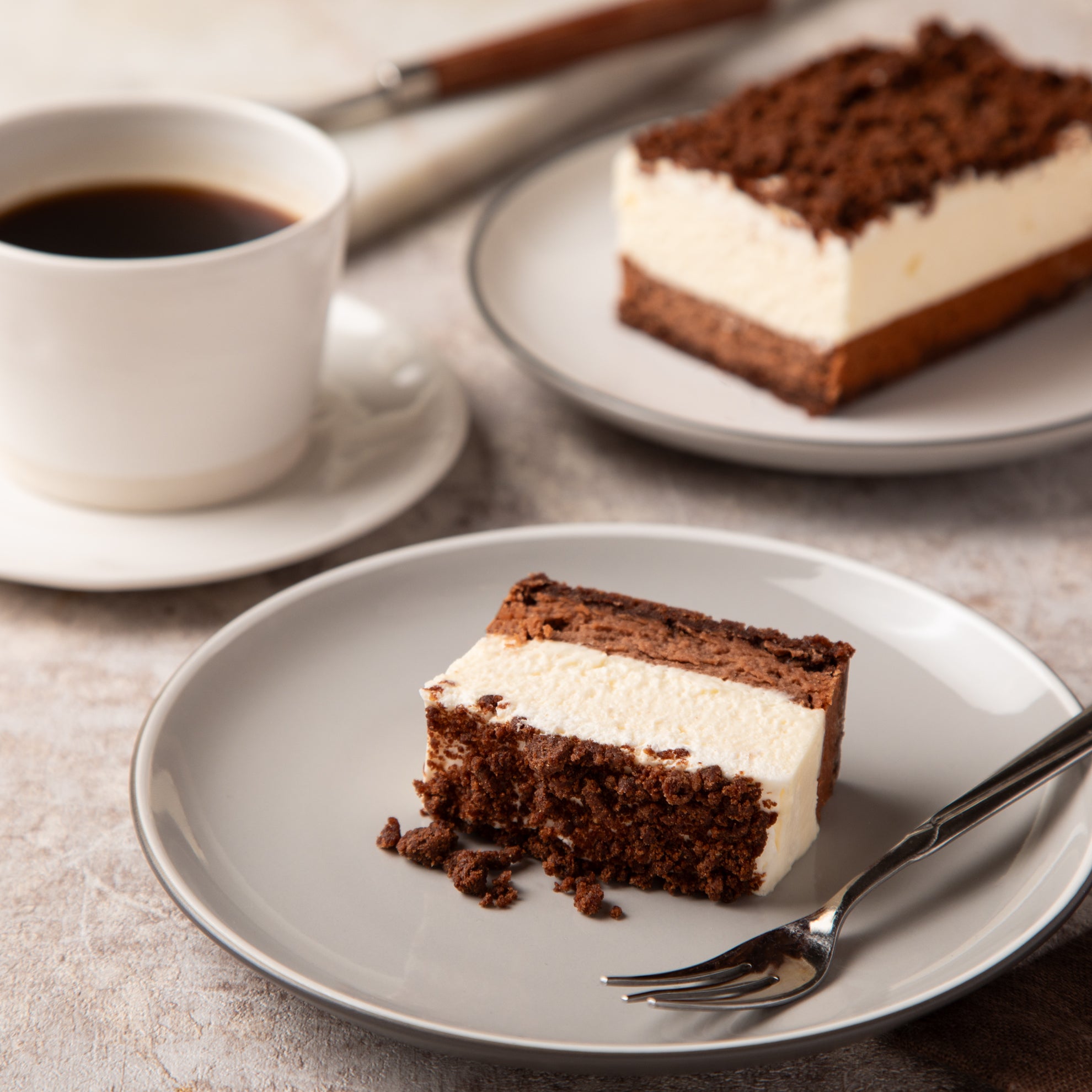 【バレンタイン限定】 北海道根釧 生クリーム仕立て とろけるショコラチーズケーキ