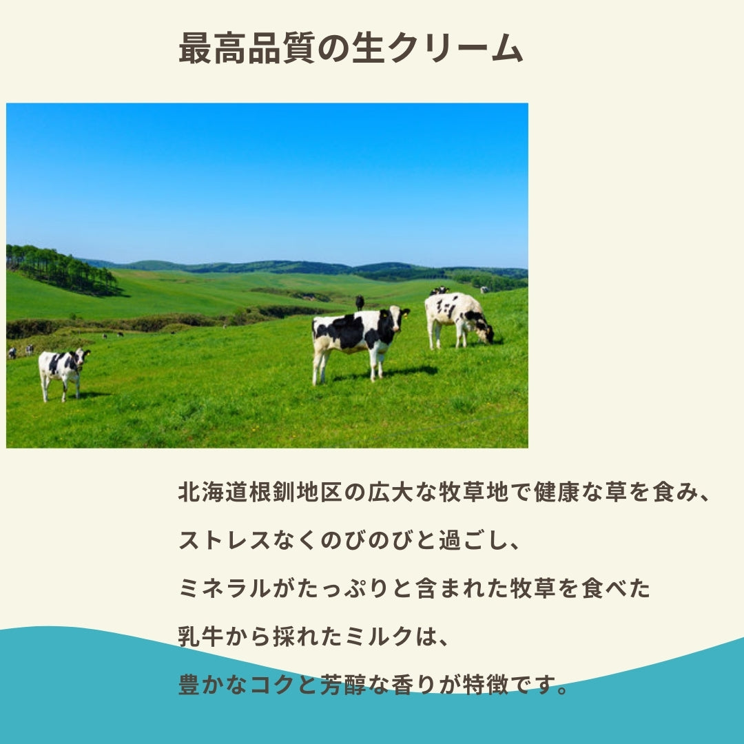 【新商品】食べるミルキークリーム 6個入/生クリーム専門店ミルク