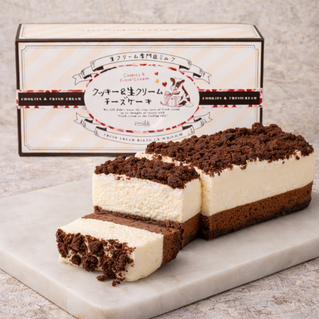 【バレンタイン限定】 北海道根釧 生クリーム仕立て とろけるショコラチーズケーキ