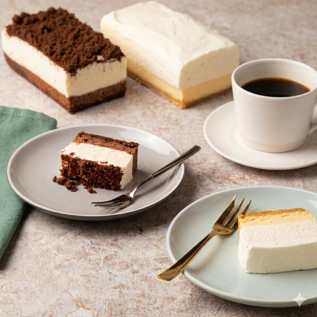 【バレンタイン限定セット】生クリームチーズケーキ＆ショコラ生クリームチーズケーキ 食べ比べセット